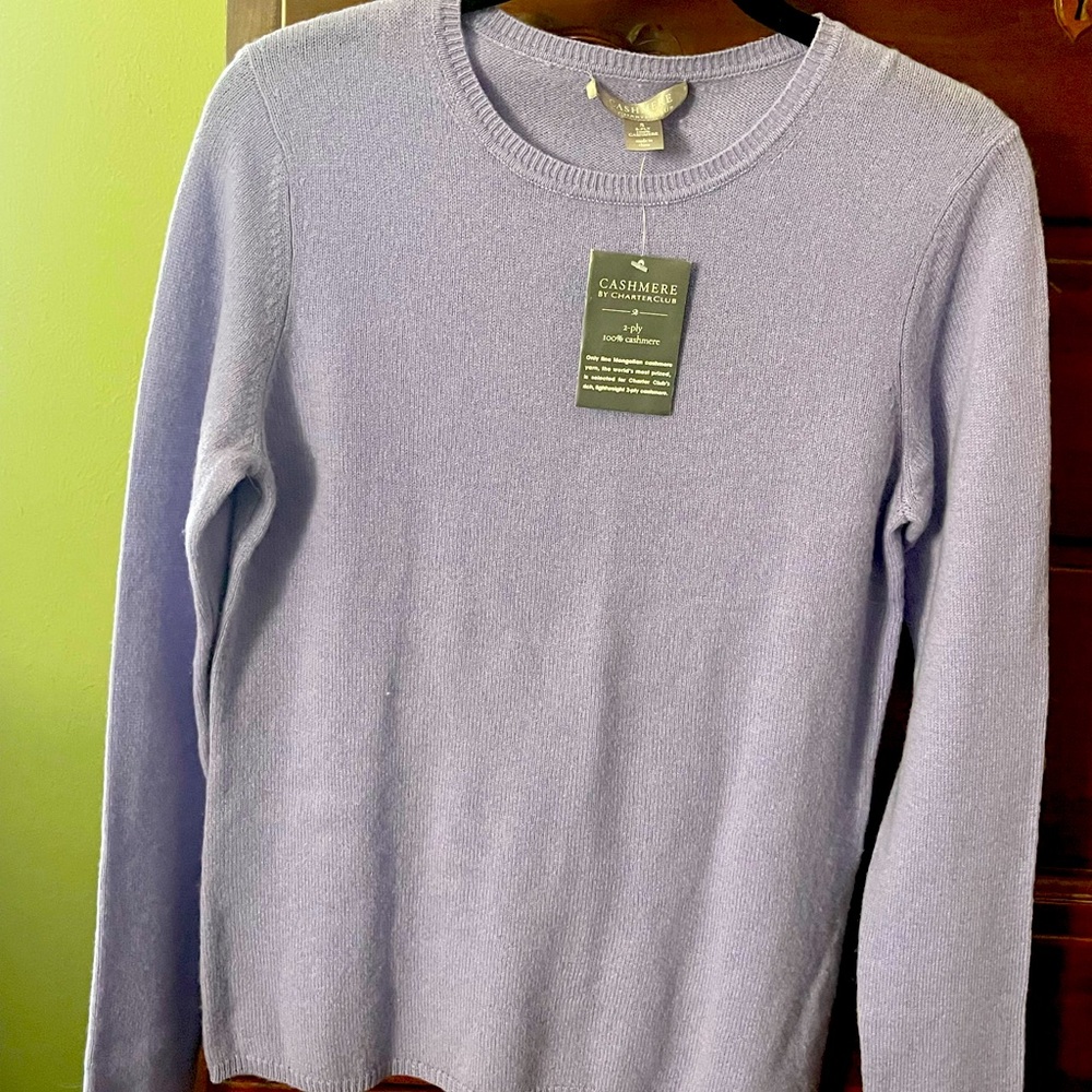 Cashmere crew neck sweater